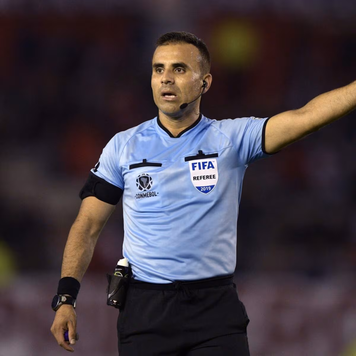 Piero Maza, l'arbitre principal du Sporting Cristal contre Cerro Porteño pour la Copa Libertadores 2026. - Crédit : Diffusion