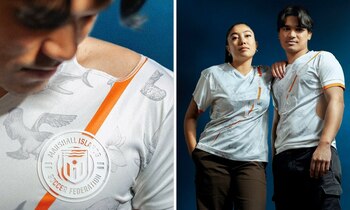 Maillot de football inspiré des îles Marshall
