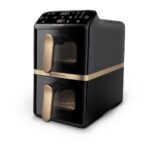 Philips lance une nouvelle friteuse à air pour petites cuisines avec double panier et fenêtres pour observer les aliments.