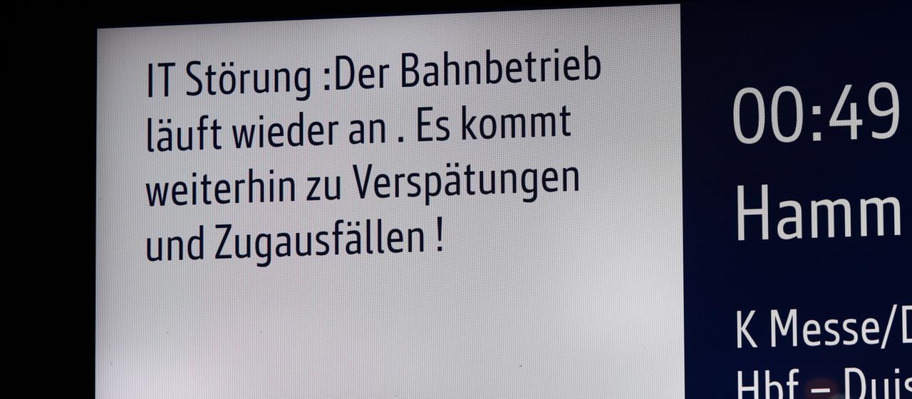 Interruption nationale des systèmes informatiques chez la Bahn résolue – le trafic ferroviaire reprend