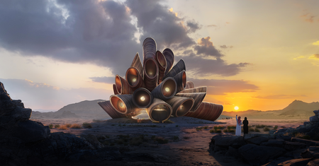 L’Arabie Saoudite revient à la charge avec un nouvel édifice futuriste : un observatoire au design alien dans le désert