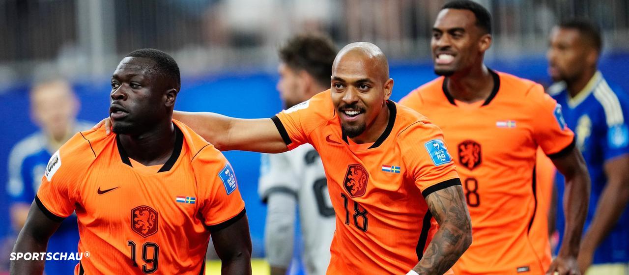 CM 2026 : Les Pays-Bas demolissent la Suède grâce à deux doublés