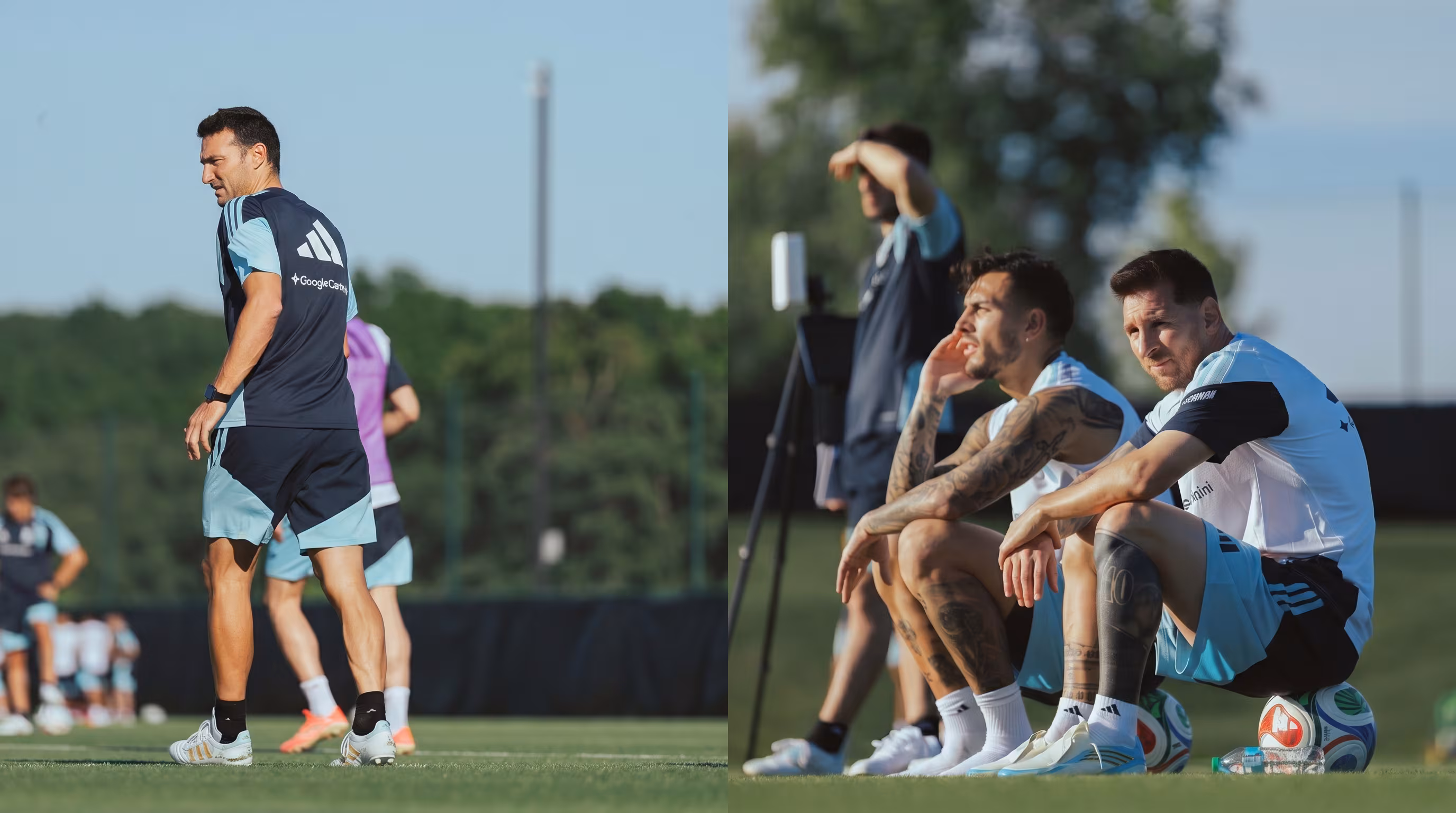 EN DIRECT : l’équipe argentine s’entraîne à portes ouvertes à Kansas City, avec un accent sur les blessés et le match contre Honduras.