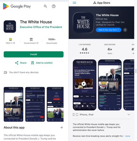La Maison Blanche injecte de la propagande pure : l’application se télécharge automatiquement sur les mobiles officiels et ne peut pas être supprimée