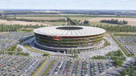 La Serbie construit le premier stade de football au monde qui est un jardin. La Chine le fabrique avec une précision de chirurgien.