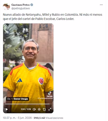 Le président Petro s’en prend à l’ex-narcotrafiquant Carlos Lehder et le vise indirectement en l’accusant de soutenir Abelardo de la Espriella.