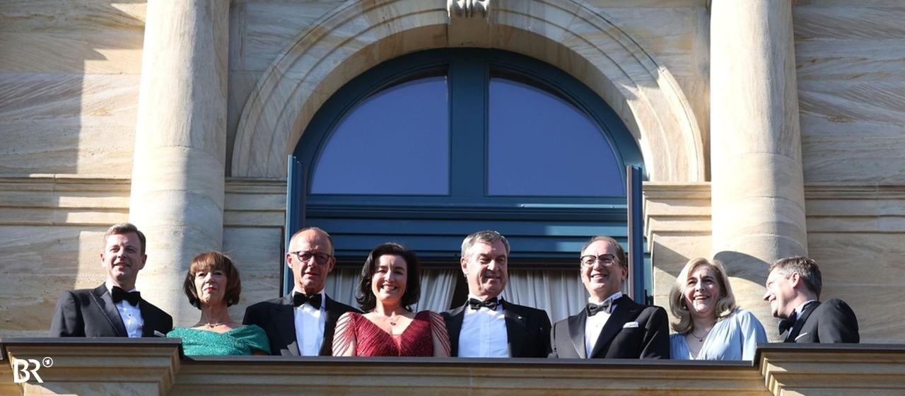 150e anniversaire des Festivali de Bayreuth avec des personnalités politiques présentes