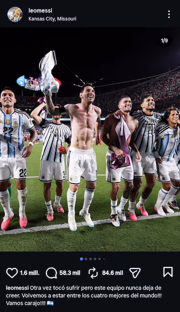 Le message de Lionel Messi après la qualification de l’Argentine pour les demi-finales de la Coupe du Monde : “Encore une fois, il a fallu souffrir”