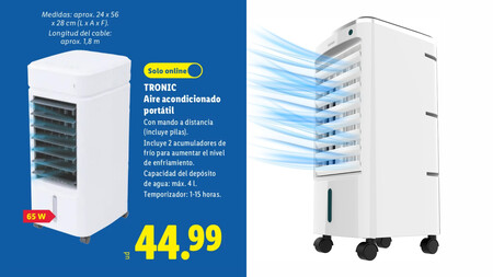 Lidl épuisé son climatiseur évaporatif à 45 euros. Nous avons trouvé une alternative très similaire et moins chère.