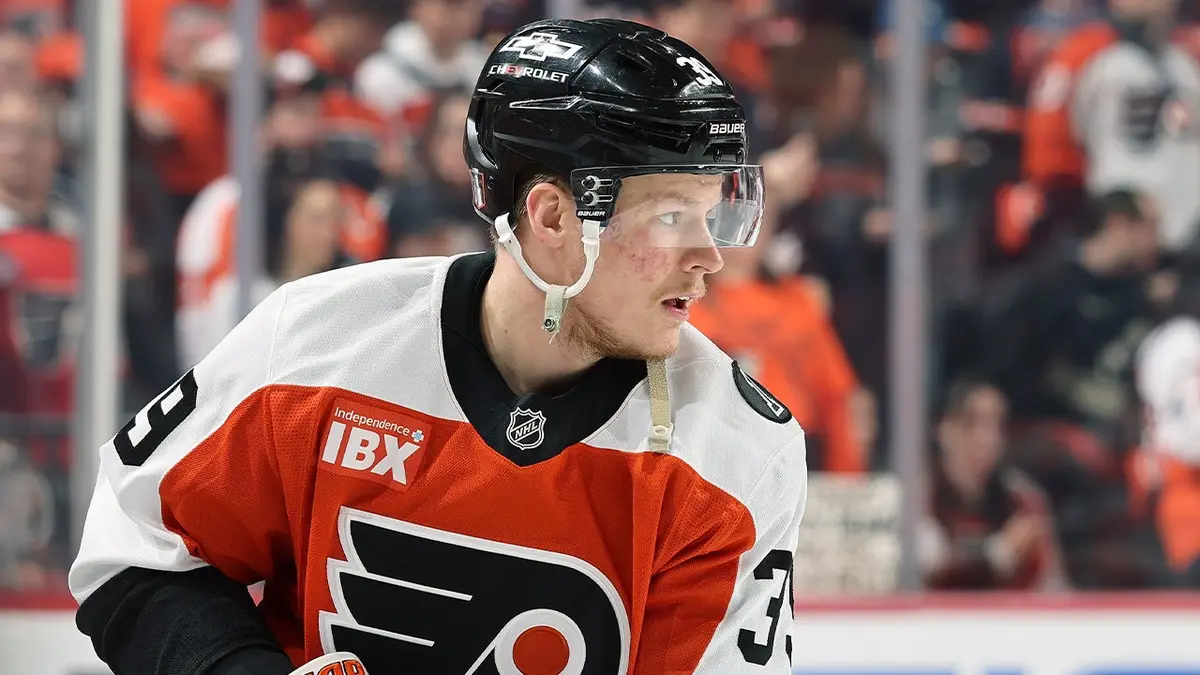 Matvei Michkov réalise un magnifique but avec un mouvement Michigan lors d’un match de hockey caritatif