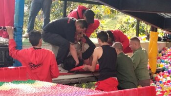 American Park s’exprime après un accident sur un toboggan à Fusagasugá : une femme ne présente pas de blessures graves.