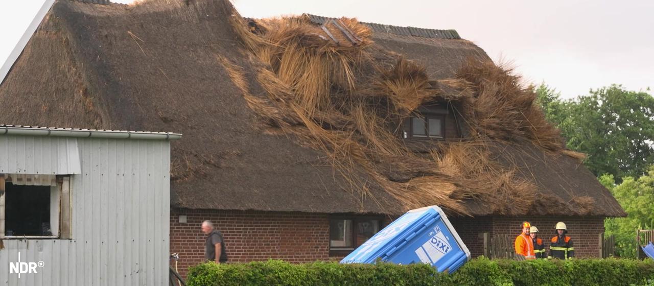 Un tornado cause des dégâts dans les districts de Steinburg et de Pinneberg