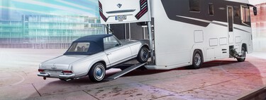 Les caravanes de luxe incorporent maintenant leur propre garage.