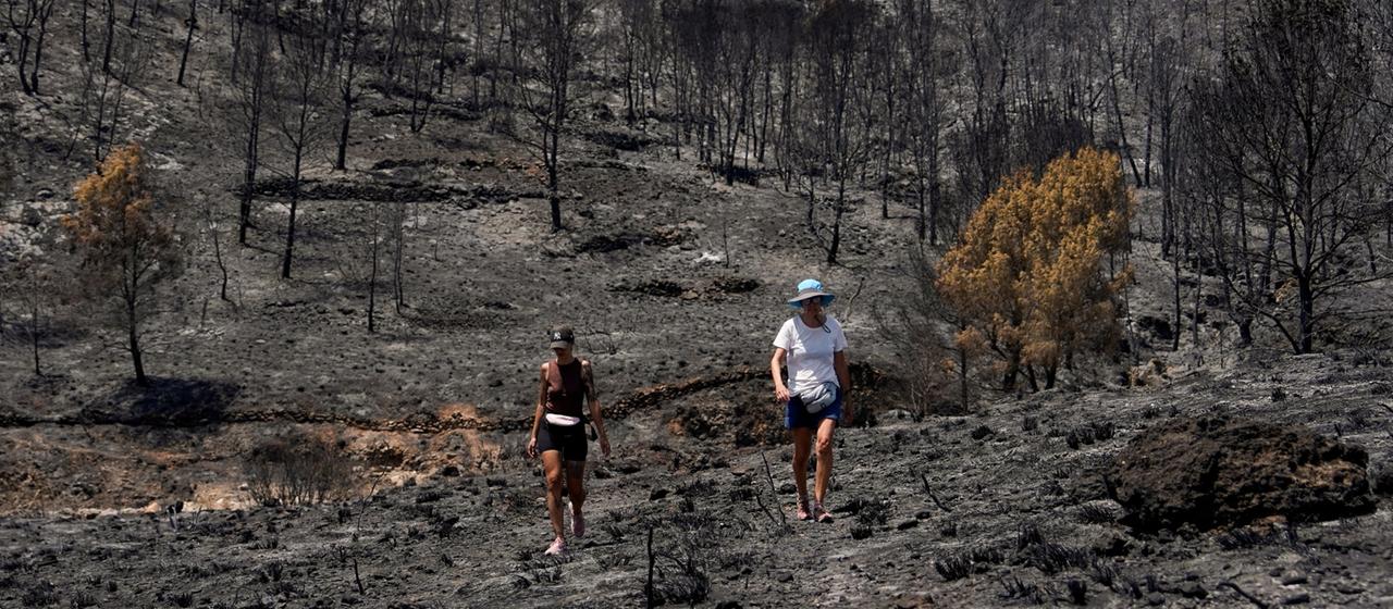 7 000 hectares brûlés et 13 morts dans un incendie de forêt en Espagne