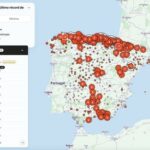 Chaque été, l’Espagne devient de plus en plus un four. Cette carte des records de l’AEMET le prouve station par station.