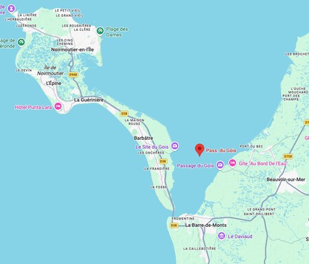 Il s’avère qu’en France, il y a une route que l’Atlantique inonde deux fois par jour. En la traversant, tu risques un sauvetage.