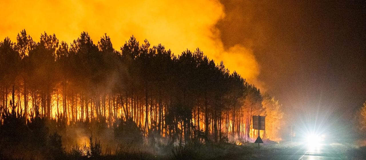Incendies en France : les flammes se rapprochent de Bordeaux