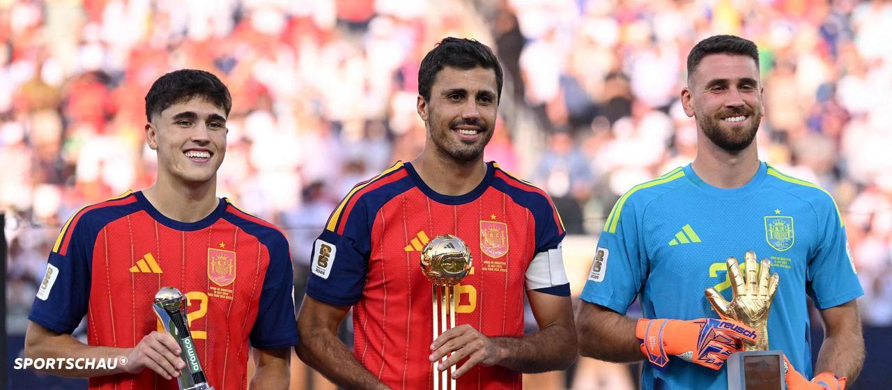 Les Awards en un coup d’œil : Rodri est le meilleur joueur du tournoi – deux coéquipiers également récompensés