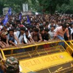 Manifestation en Inde : Démonstration “Cockroach” contre le gouvernement à New Delhi