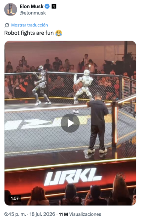 Nous prenions beaucoup de plaisir à regarder des combats de robots. Jusqu’à ce que nous voyions l’un décapiter l’autre d’un coup de pied.