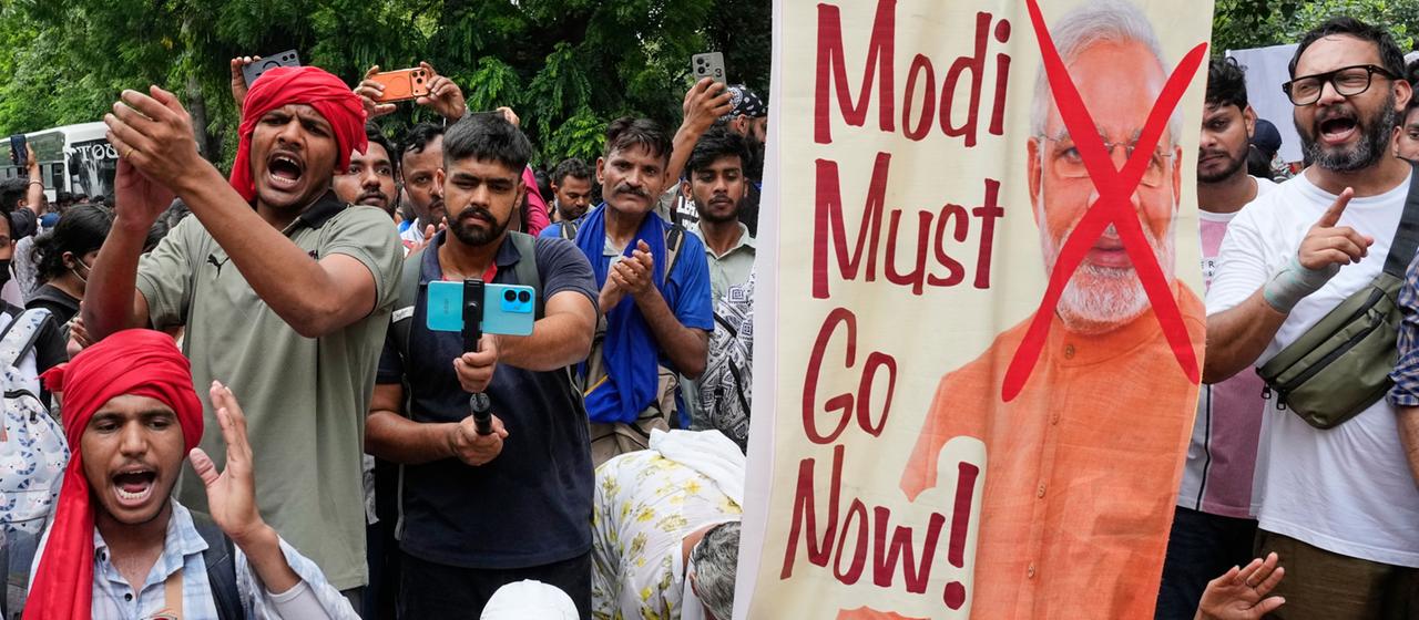 Protestations en Inde : Modi a un problème de “Kakerlaken”