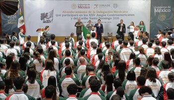 La Délégation Mexicaine se prépare pour les XXV Jeux.