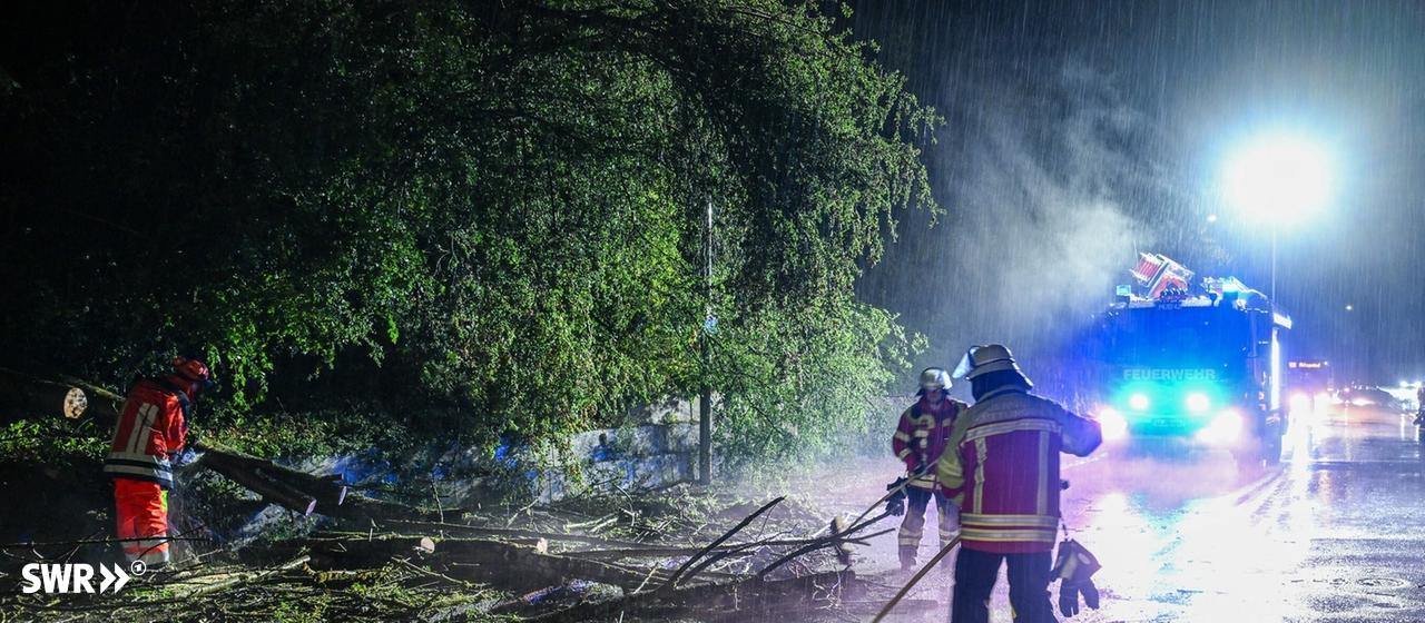 Tempêtes en Baden-Württemberg avec des rafales de tempête