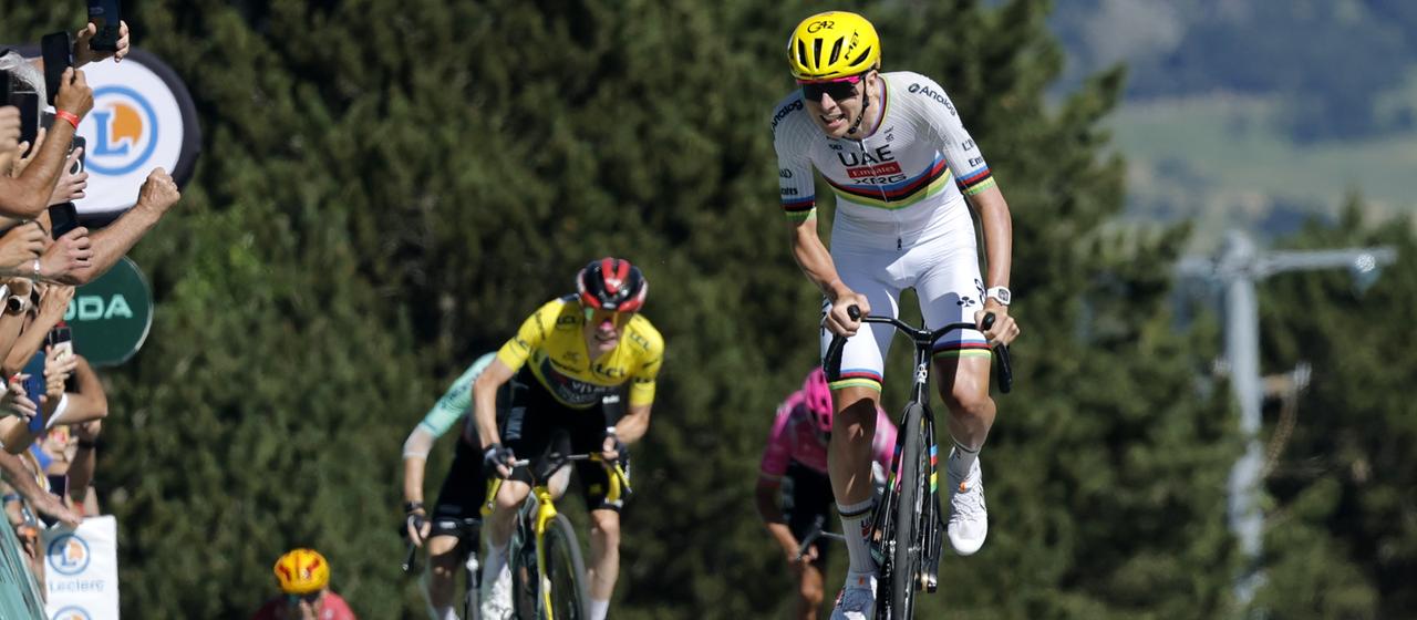 Tour : Pogacar sprinte dans les Pyrénées vers le maillot jaune