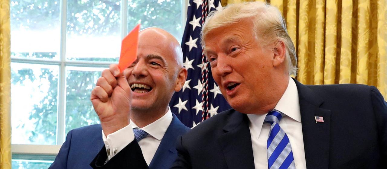 Trump, Infantino et pourquoi la FIFA lève une interdiction de rouge