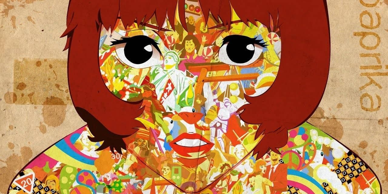 Satoshi Kon'un Paprika film posteri resmi.