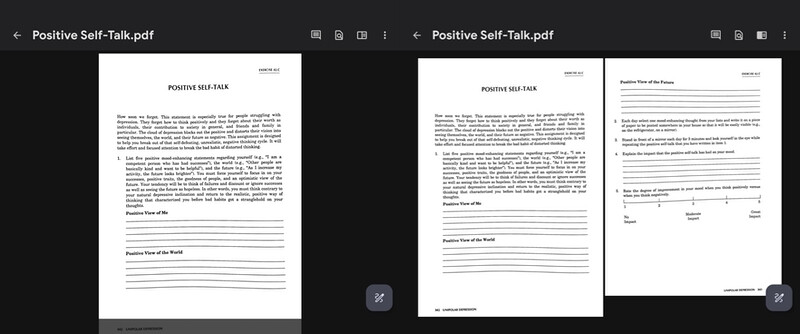Android kullanıcıları yakında Google Drive'da iki sayfalık bir belge görünümü düzenine sahip olabilir