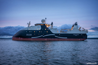 Gelecekten gelen bir gemi: En yeni Rus trol gemisi “Kaptan Sokolov” canlı olarak çekildi, testleri çoktan tamamlandı