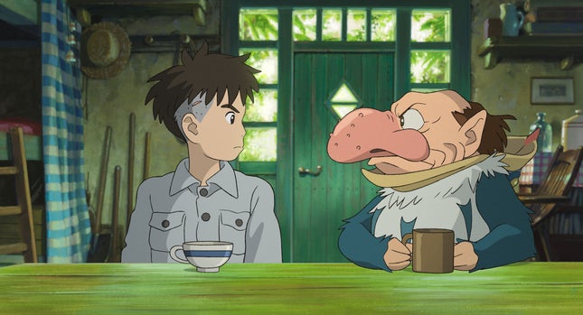 Oğlan ve Balıkçıl Hayao Miyazaki'nin Saf Bir Çekimi başlıklı makale için resim