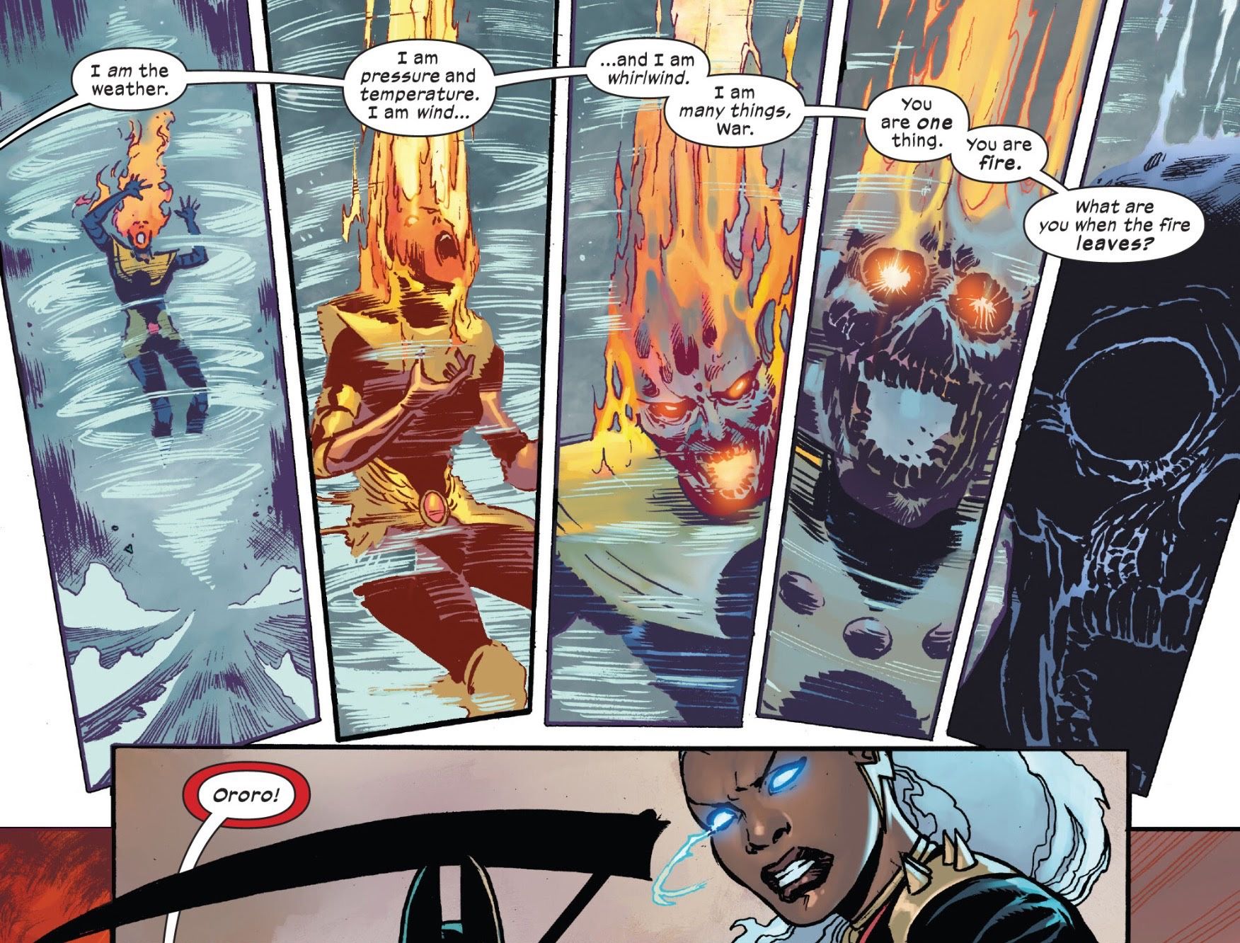 X-Men Red #16 Fırtına Savaşa Saldırıyor