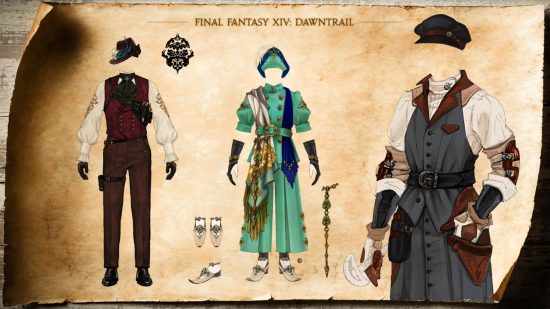 FFXIV Dawntrail donanımı - Yaz 2024'te çıkacak bir sonraki Final Fantasy 14 genişletmesinde üç yeni donanım seti.
