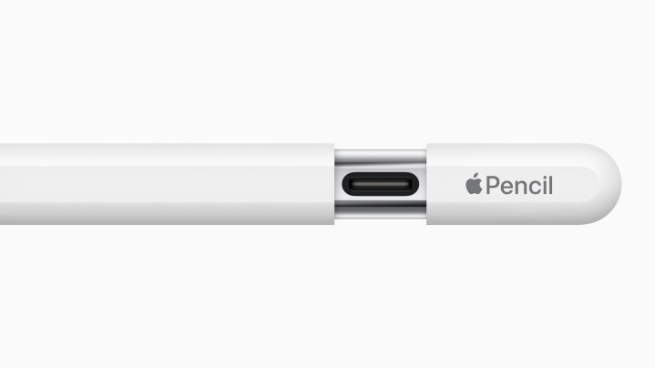 Apple Pencil'da (USB-C) gösterilen kayan kapak.