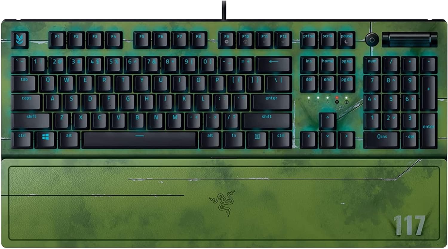 Halo temalı Razer BlackWidow V3 klavye