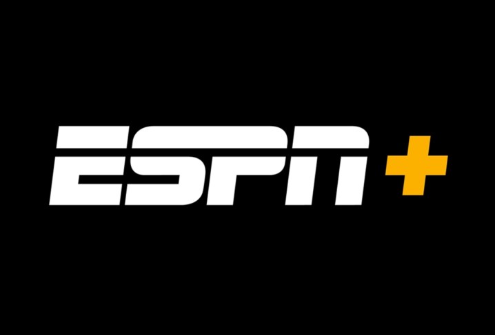 Siyah zemin üzerine ESPN+ logosu.