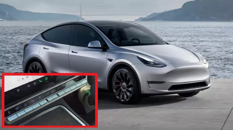 Bunu beğendin mi Elon Musk?  Çinliler, ekranın altına bir fiziksel düğme paneli bırakarak Tesla'yı geliştirdiler