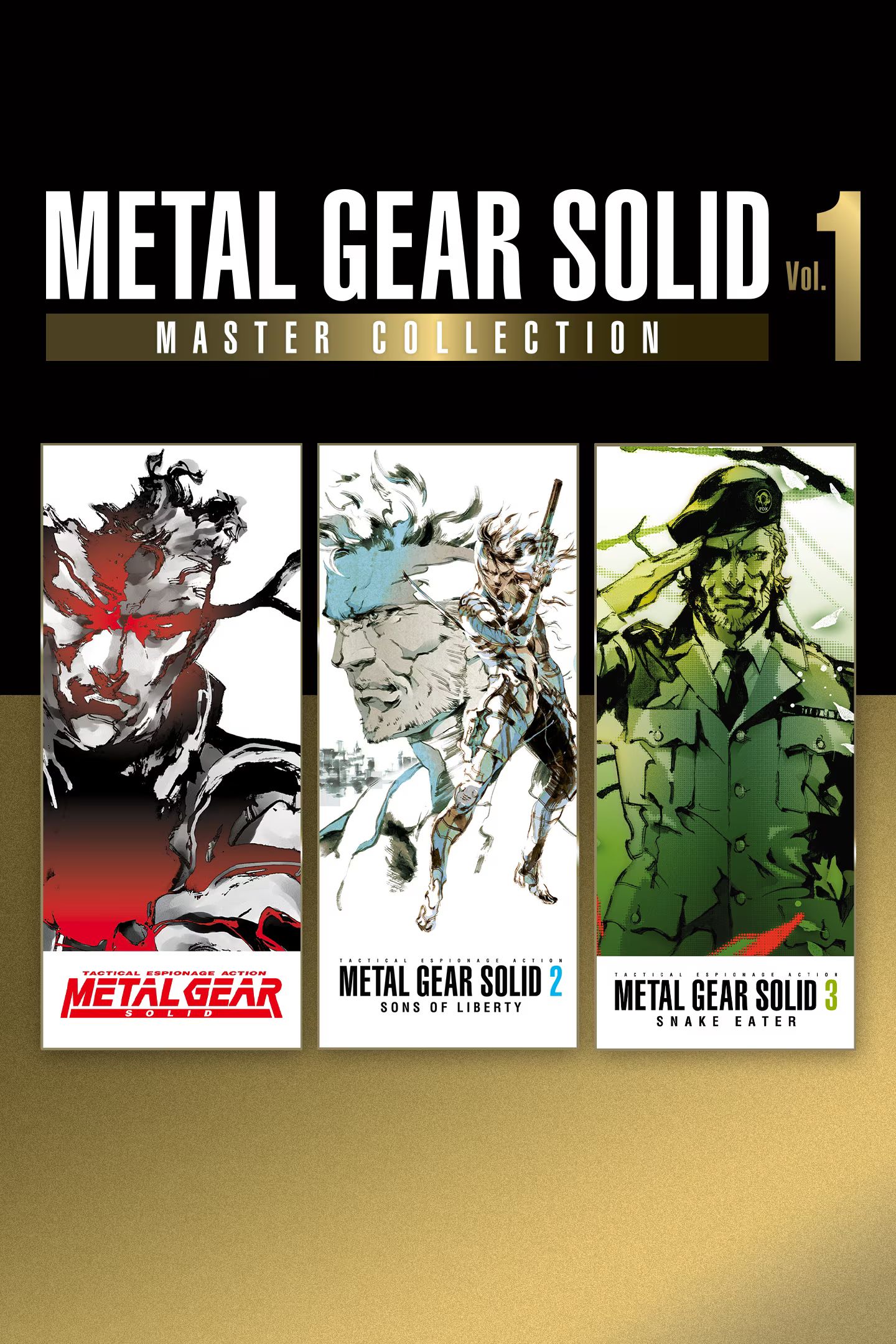 Metal Gear Solid Master koleksiyonu Cilt 1 Oyun Posteri