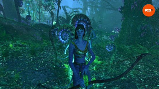 Pandora ormanının derinliklerinde Na'vi isyancılarından oluşan küçük bir müfrezeyle Pandora'nın Avatar Sınırları ön izlemesi sırasında tanıştım.