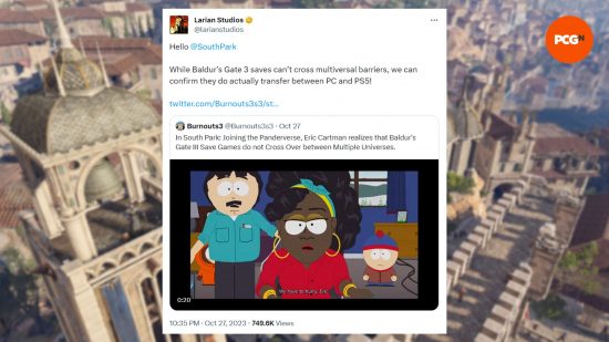 Baldur's Gate 3 South Park şakası Larian'dan hızlı bir şekilde düzeltildi - Dünyadan Güncel Teknoloji Haberleri