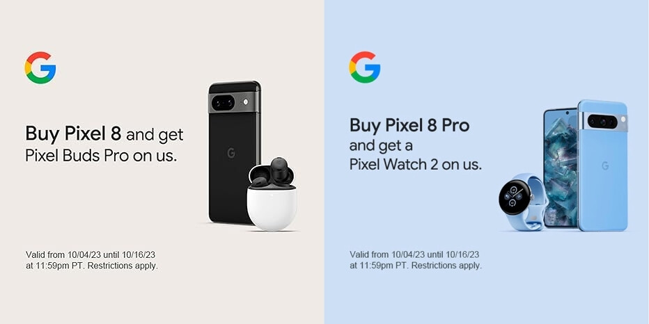 Bu muhteşem fırsatla Pixel 8 ve 8 Pro'yu ücretsiz Pixel Watch 2 veya Buds Pro ile kapın - Dünyadan Güncel Teknoloji Haberleri