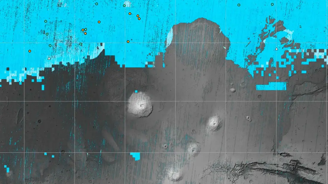 NASA Haritaları Mars'ın Gizli Buz Zulalarını Ortaya Çıkarıyor - Dünyadan Güncel Teknoloji Haberleri