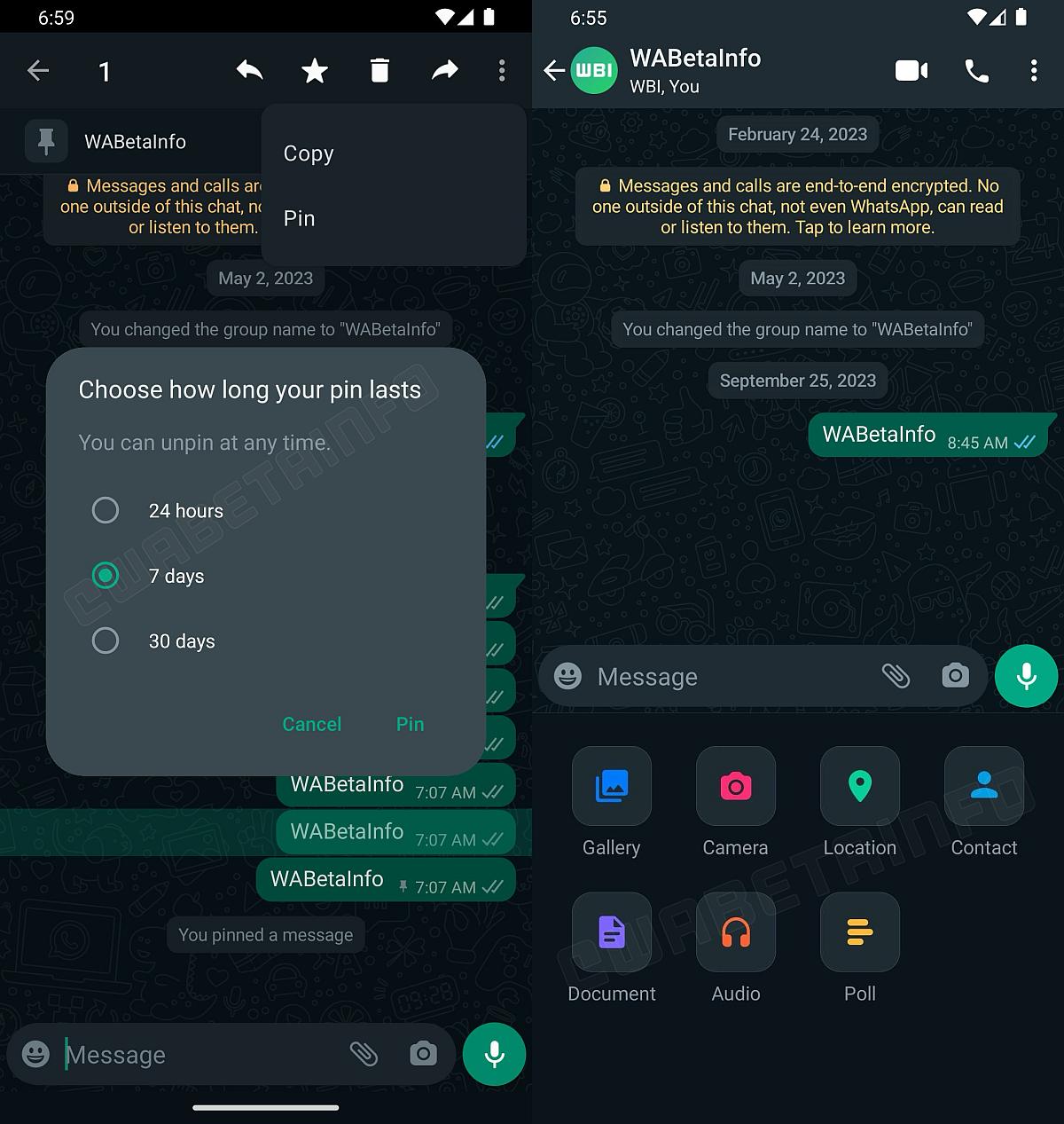 WhatsApp Grup Sohbetlerinde Sabitlenmiş Mesajları Test Ediyor; Kullanıcı Adı Seçici ve IP Adresi Koruması Üzerinde Çalışmak - Dünyadan Güncel Teknoloji Haberleri