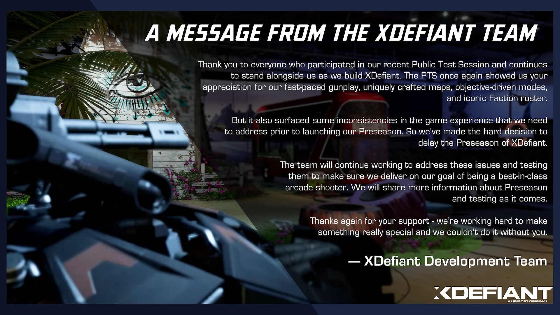 XDefiant'ın piyasaya sürülmesi 