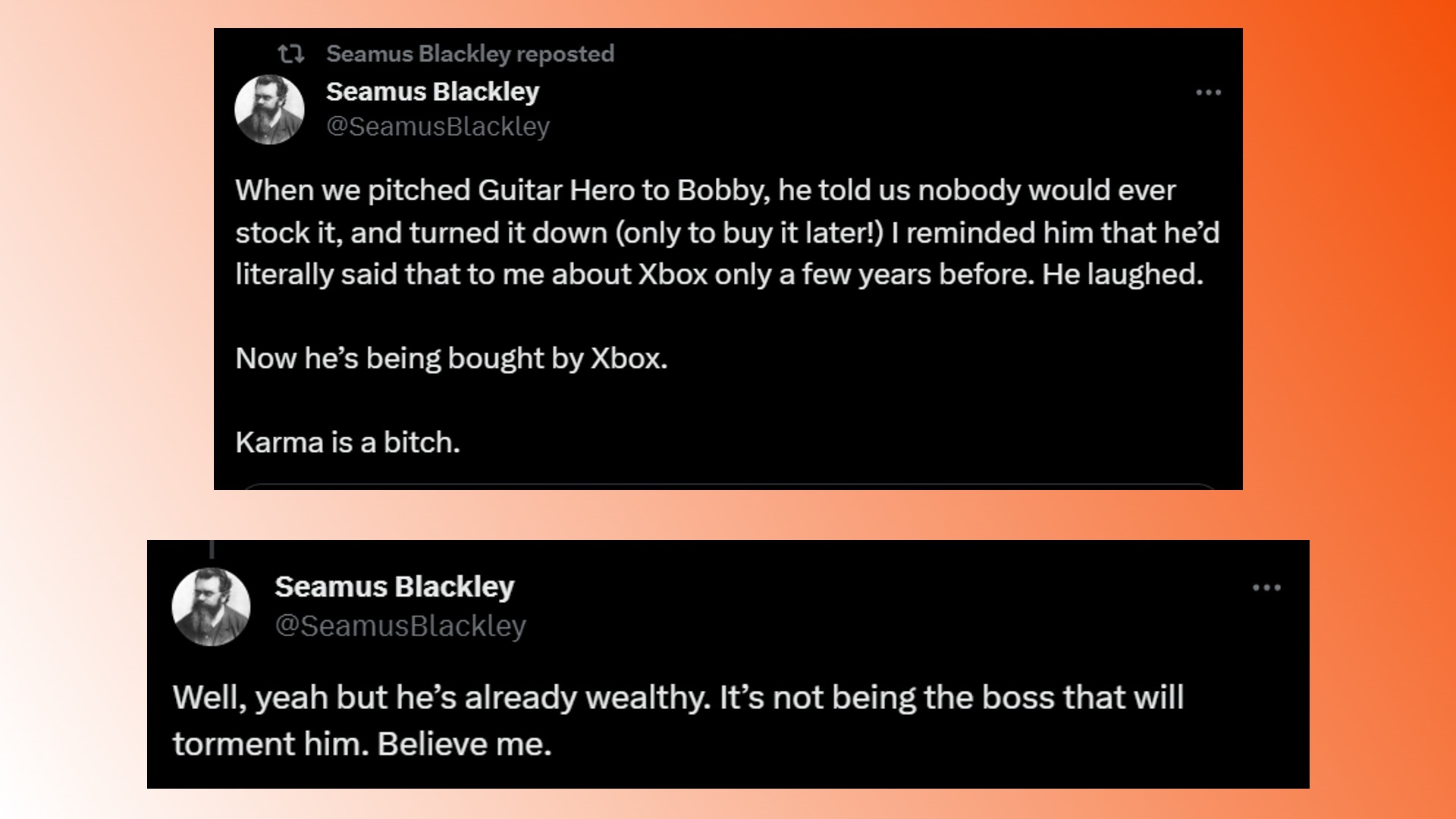 Microsoft Activision Blizzard anlaşması: Xbox yaratıcısı Seamus Blackley'den Bobby Kotick hakkında bir yorum