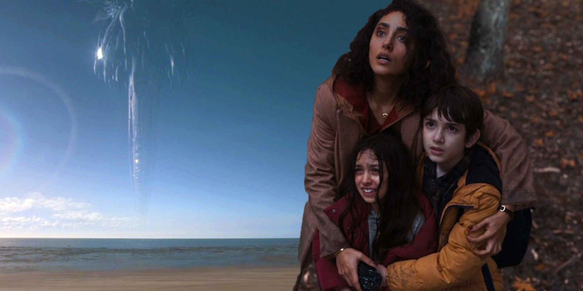 Okyanusu boşaltan bir Uzay gemisi ve Aneesha Malik ve çocukları
