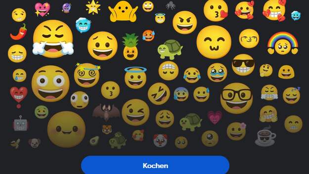 Emoji Mutfağı'nda iki emoji birleştirilebilir ve yeni bir emoji oluşturulabilir.