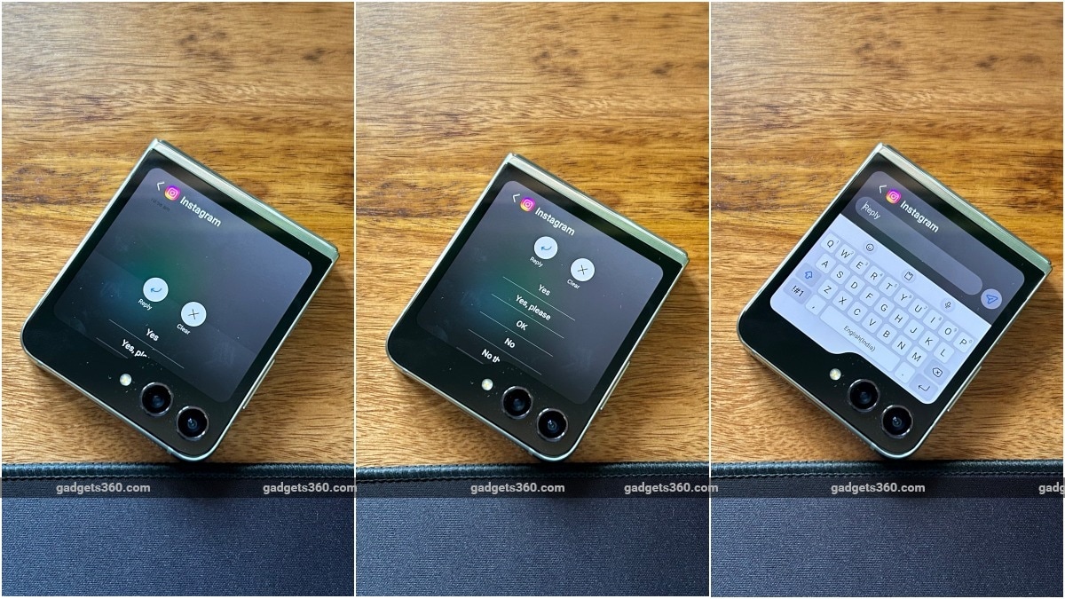 Samsung Galaxy Z Flip 5 Bildirimleri ndtv SamsungGalaxyZFlip5 Samsung